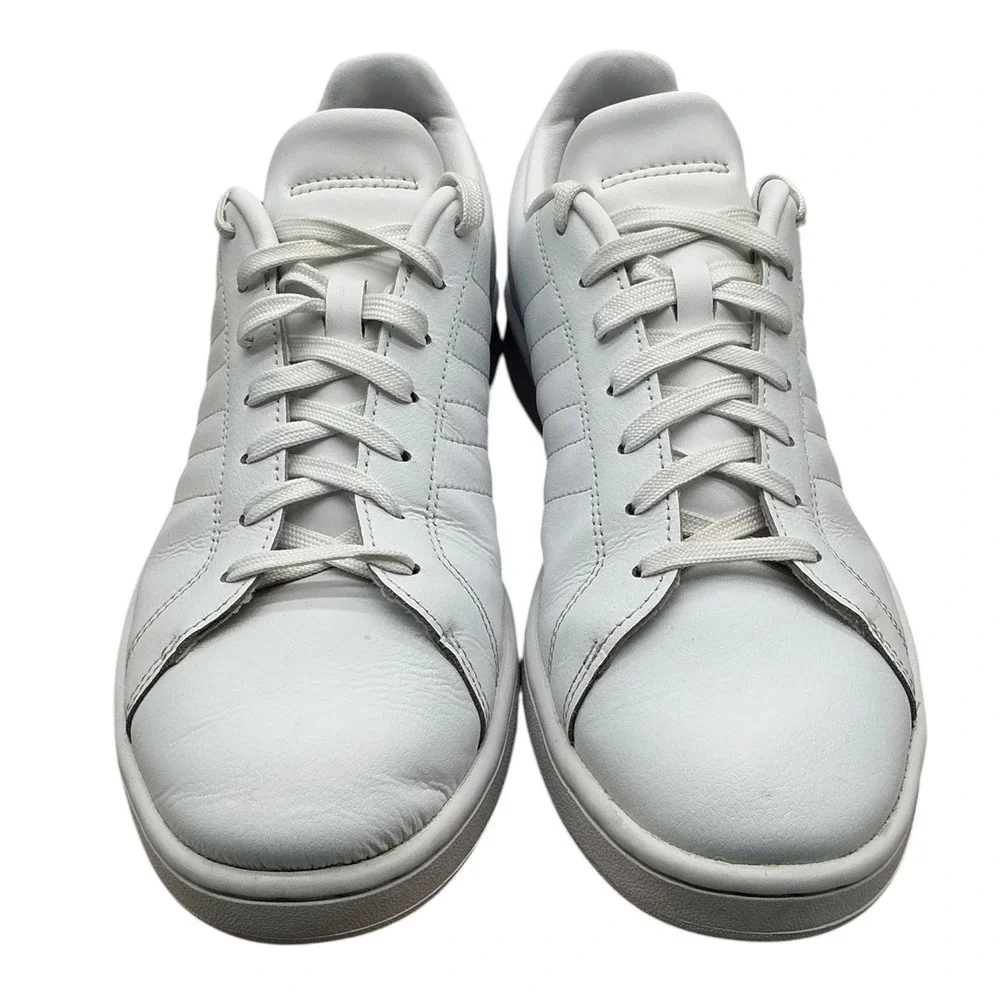 Adidas Grand Court White Leather Low Top Sneakers GY7641 Womens‎ 10